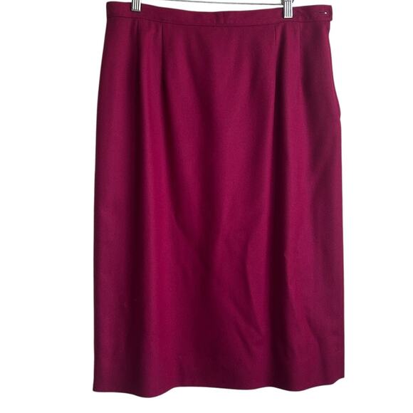 VTG Pendleton USA Made Women Midi Skirt 14 Virgin Wool Career Retro  Classic - Picture 1 of 9